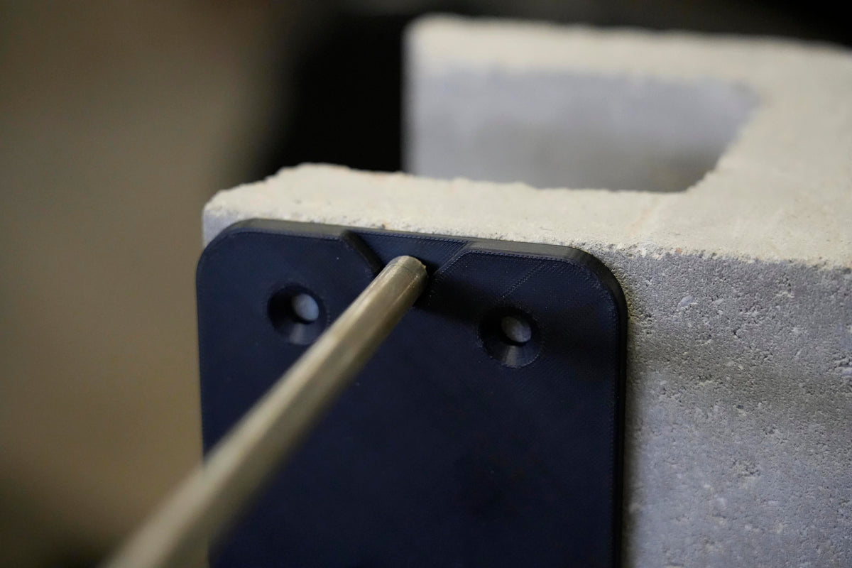 Filterbürsten-Stangenhalter hoch Detail