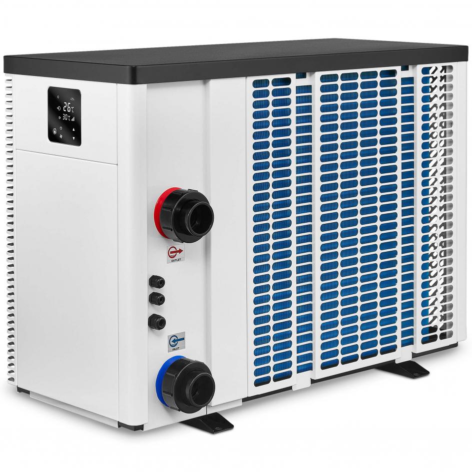 POOL-SYSTEMS IPSmax Wärmepumpe Anschlussseite